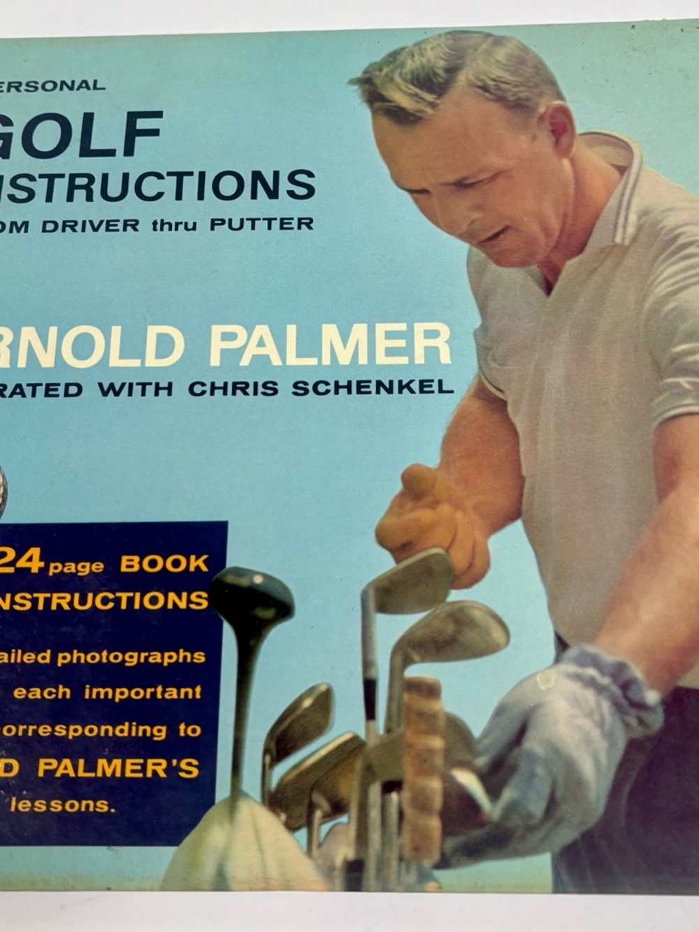 Arnold Palmer Personal Golf Intructions Vinyl 2LP 1962 With Booklet VG VG